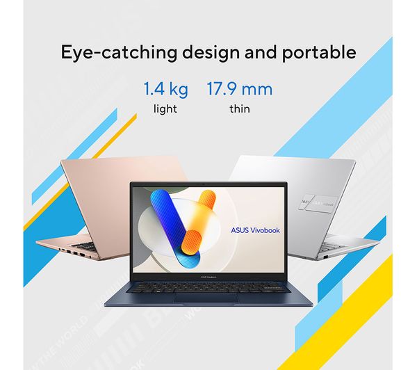 Asus VivoBook X1404VA-EB1611 Core-5 120U 512GB SSD 8GB 14" 1920x1080 - Cool Silver - 90NB13U2-M00R90