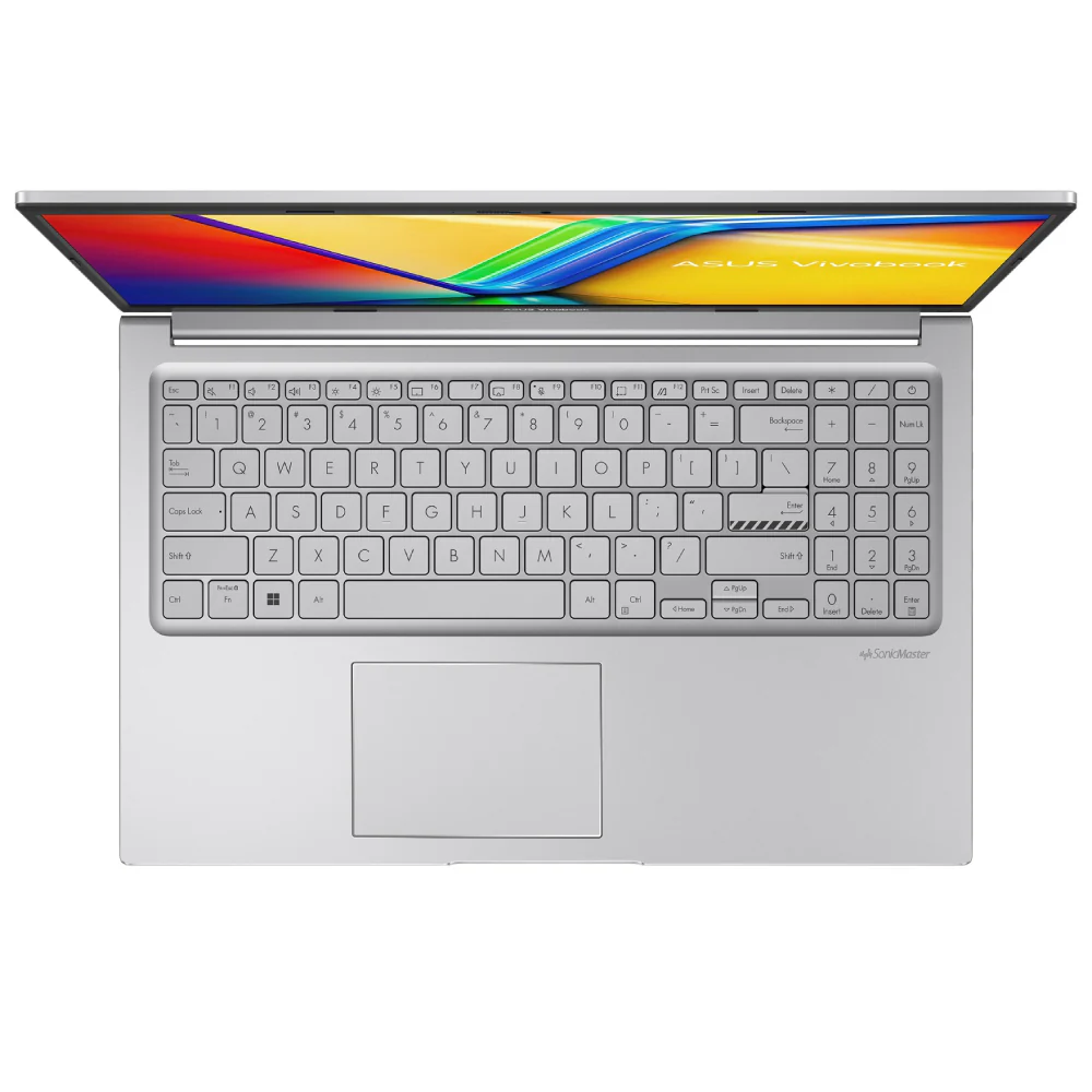 ASUS VIVOBOOK 15 X1504VA-BQ4173 15.6″ FHD Laptop Series 1 Ultra 7-150U Processor 8GB/512GB SSD DOS Silver  - 90NB13Y2-M01TW0