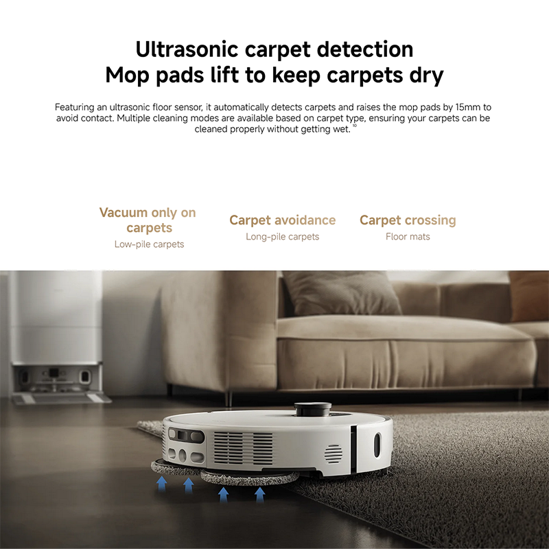 Xiaomi Robot Vacuum 5 Mop And Sweep 20000Pa Powerfull Suction Dtof Smart Radar