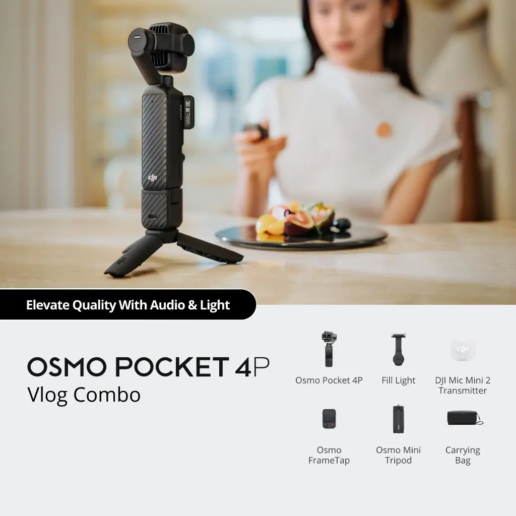DJI Osmo Pocket 4P Vlog Combo 