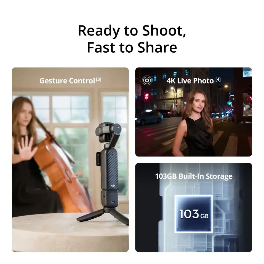 DJI Osmo Pocket 4P Vlog Combo 