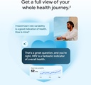 Google Fitbit Air - Screenless Fitness and Health Tracker - Personalized AI-Powered Coaching - Obsidian 