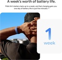 Google Fitbit Air - Screenless Fitness and Health Tracker - Personalized AI-Powered Coaching - Obsidian 