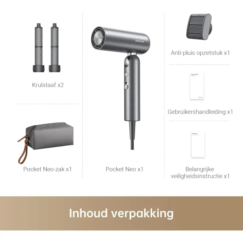 Dreame Hair Dryer Pocket Neo - Grey