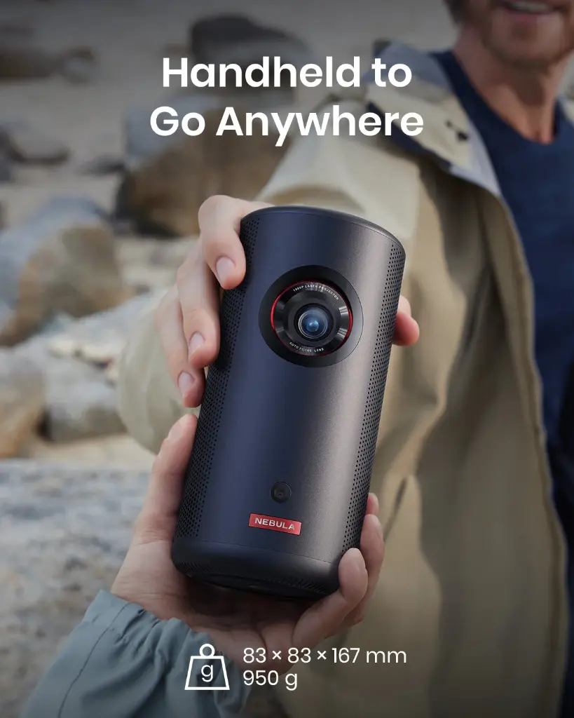 Anker Nebula Capsule 3 Laser Outdoor  Portable Mini Smart Projector 