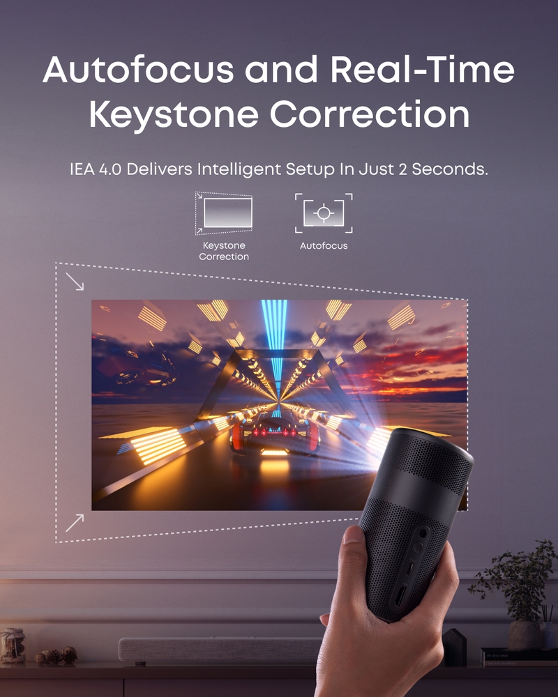 Anker Nebula Capsule Air Google TV Projector - Black
