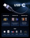Ugreen USB-C to USB-C 240W 1M Braided Cable Gray L513 45067
