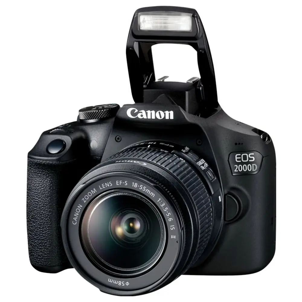 Canon EOS 2000D 24.1MP DSLR Camera Kit w. 18-55mm Lens