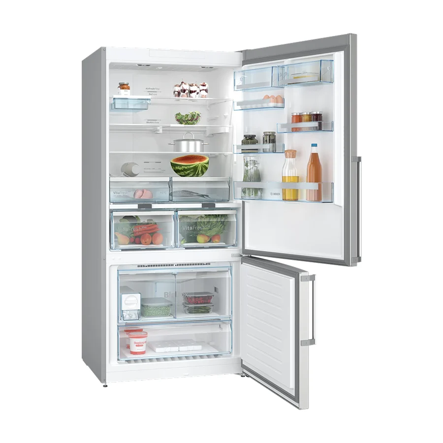 Bosch KGN86AI32U Bottom Mount Fridge/Freezer Serie6 186x86cm 619L  A++ Inox 