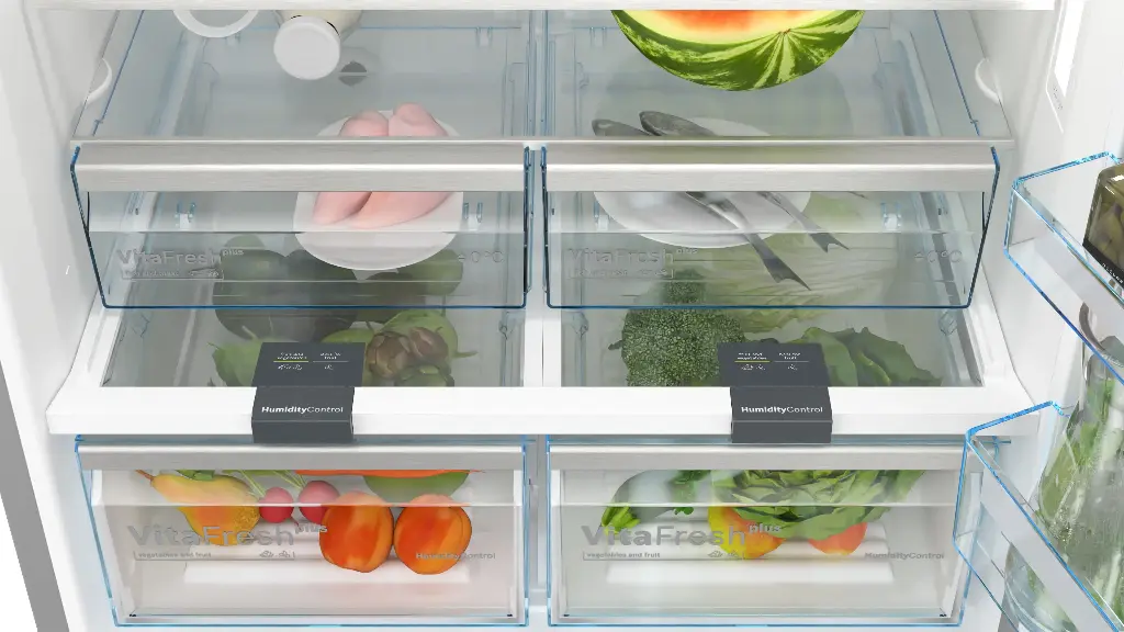Bosch KGN86AI32U Bottom Mount Fridge/Freezer Serie6 186x86cm 619L  A++ Inox 