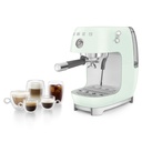 Smeg ECF03PGEU Manual Cold Brew Espresso Machine Pastel Green  