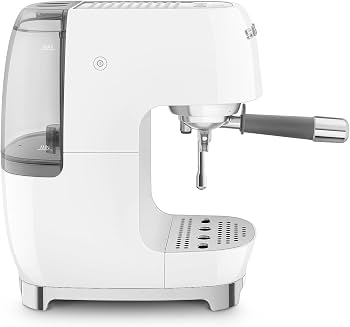 Smeg ECF03WHEU Manual Cold Brew Espresso Machine White 