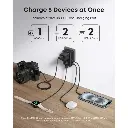 Anker Nano Travel Adapter 20W 5-in-1 in Black 