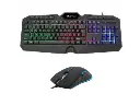 QUANTUM Wired Gaming Keyboard and Mouse Set (Quantum Gaming QG-Q6548QU) – Features Colorful Backlighting and an 8000 DPI Mouse