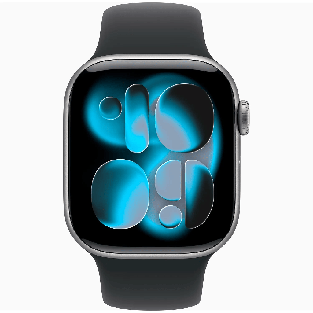 Apple Watch Series 11 GPS 42mm Space Grey Aluminium Black Sport Band - MEQW4
