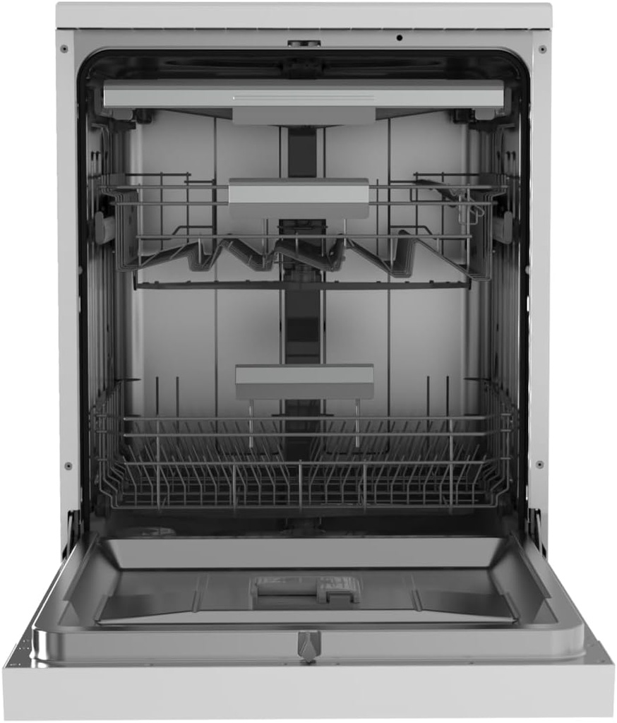 Midea 14 Place Settings 8 Programs Dishwasher Silver WQP14-W7633CS