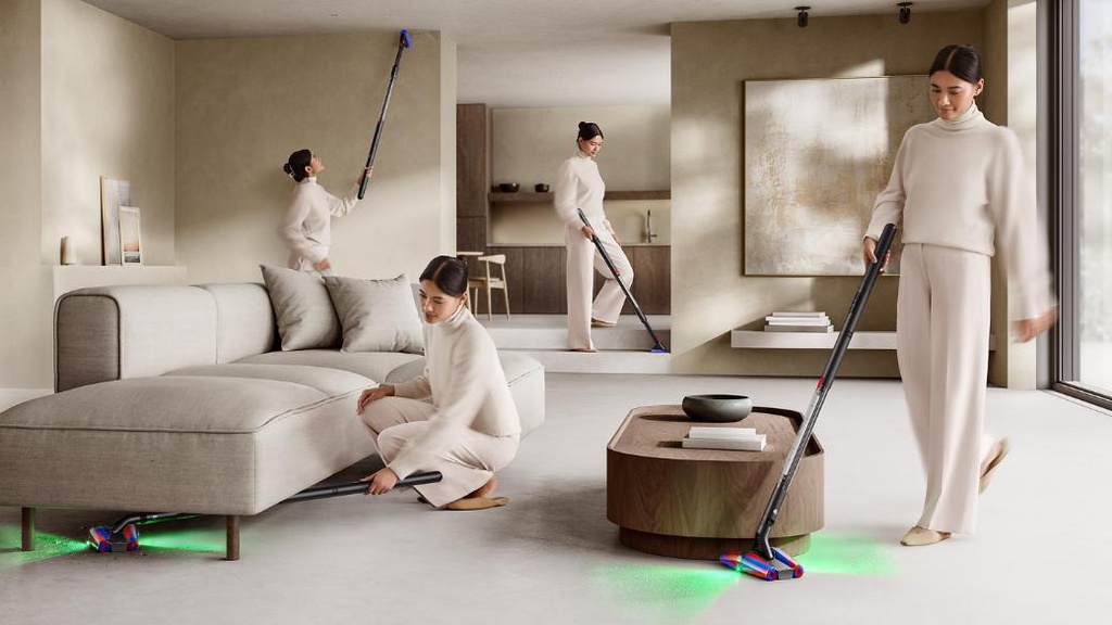 Dyson PencilVac Fluffycones Cordless Vacuum Black