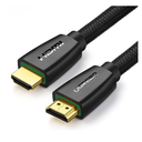 UGREEN HDMI Erkek-Erkek Naylon Örgülü Kablo 2m Siyah 4K 60Hz