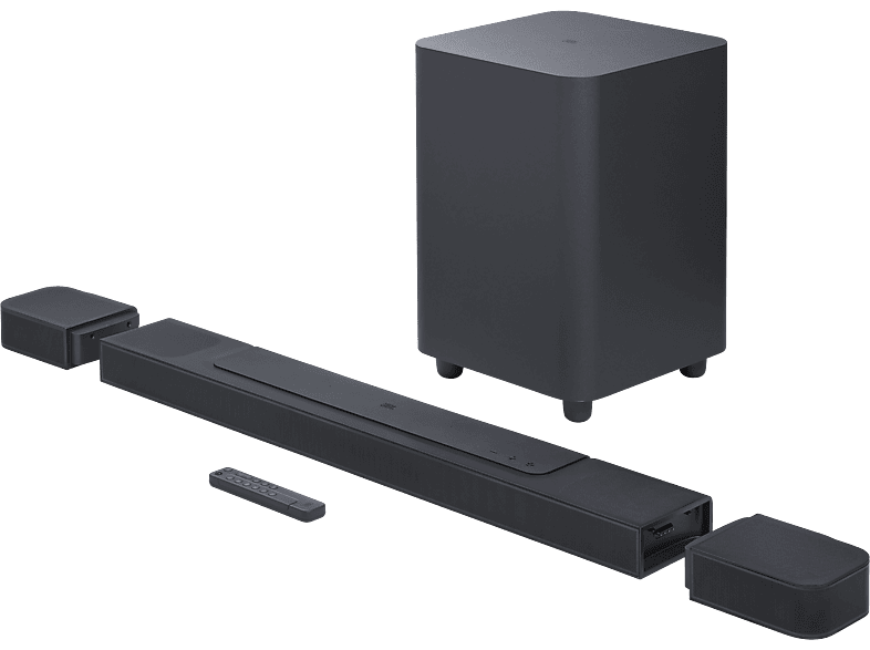 JBL Bar 1000 MultiBeam Dolby Atmos 7.1 Channel 880W Soundbar and Wireless Subwoofer - JB.JBLBAR1000PROBLKEP