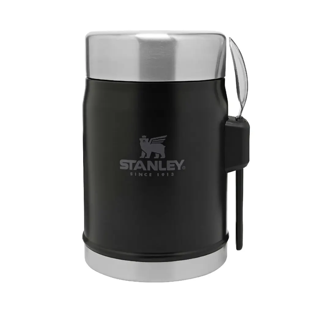 Stanley The Legendary Food Jar + Spork 0.4L / 14oz Matte Black (10-09382-005)