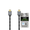 Hama Ultra High Speed HDMI Cable, Certified, Plug - Plug, 8K, alu - HM.205449