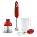 Smeg HBF03RDEU Hand Blender with Accessories - Red