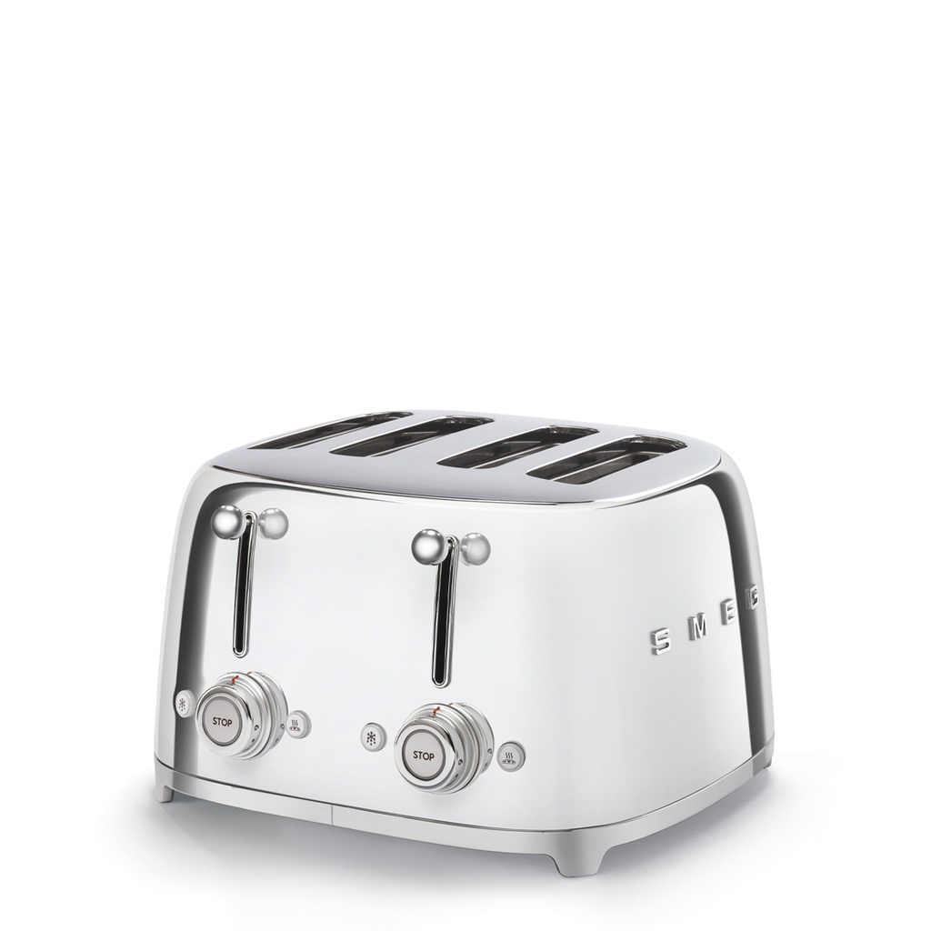 Smeg TSF03SSEU 4 Slice Toaster - Stainless Steel 