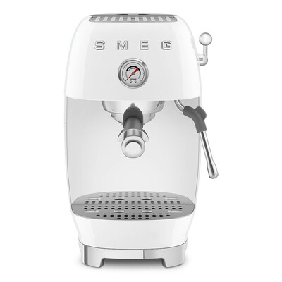 Smeg ECF03WHEU Manual Cold Brew Espresso Machine White 