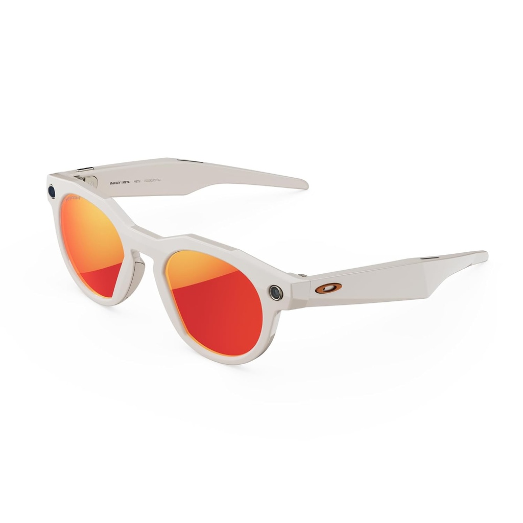 Oakley Meta HSTN Glasses - Warm Gray / Prizm Ruby - 00W8002-80020451 S51
