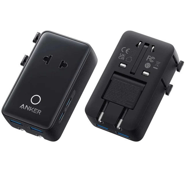 Anker Nano Travel Adapter 20W 5-in-1 in Black 
