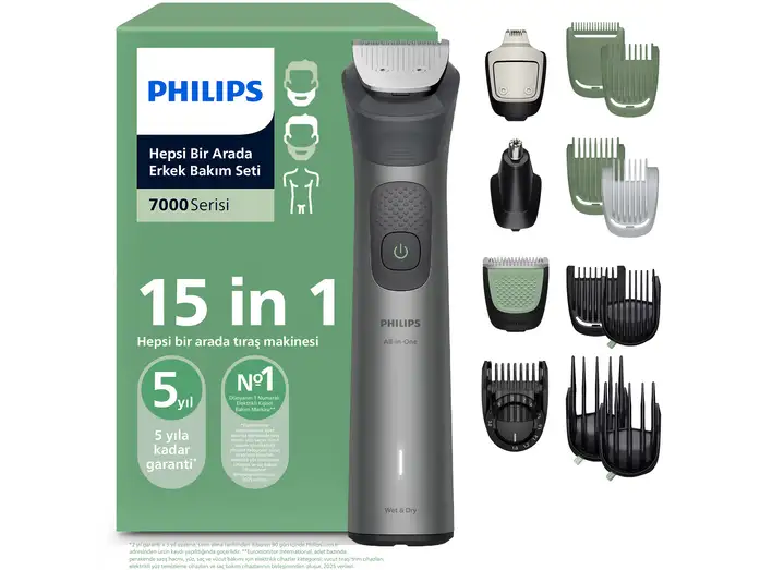 PHILIPS 7000 Series 15-in-1 Men’s Grooming Kit Wet & Dry MG7935/15
