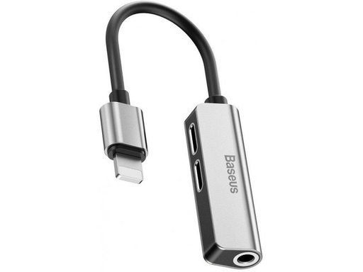 [BASE00194] Baseus L52 Lightning Ses Adaptörü CALL52-S1 gümüş/siyah