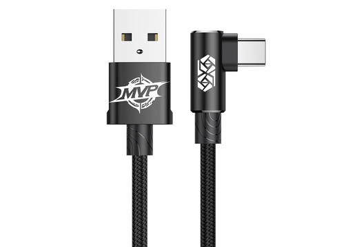 [BASE00165] Baseus Type-C MVP Dirsek Tipi USB Kablo 1.5A 2m Siyah