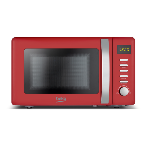 [beko0002] Beko Retro Kompakt Mikrodalga Fırın Kırmızı - MOC20200R