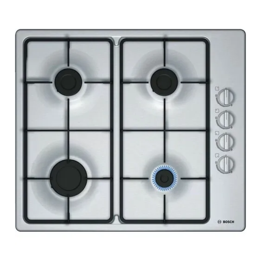 [ARGS0040] Bosch Seri 2 Gazlı Ocak 60 cm Paslanmaz Çelik PBP6C5B62Q