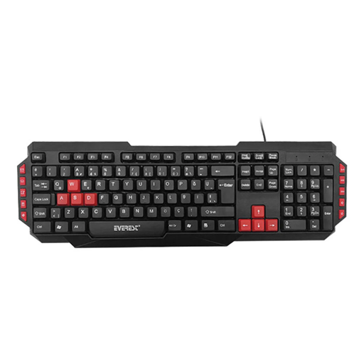 [SEG023] Everest KB-G7 ARMOR USB Kablolu Oyuncu Klavyesi Q Türkçe Siyah