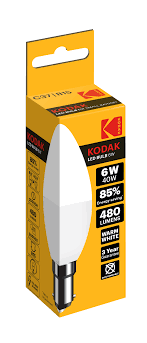 [URUN00095] KODAK LED BULB SPOT 3W SMALL SCREW C37/E