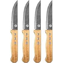 [URUN01272] MasterChef 4 Set of Quality Kitchen Knives with Stainless Steel Serrated Blades-525519