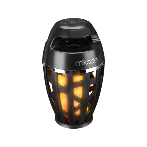 [SEG251] Mikado MD-23BT Gölgeli Siyah Tf Kart Destekli Bluetooth Alev Işıklı Hoparlör