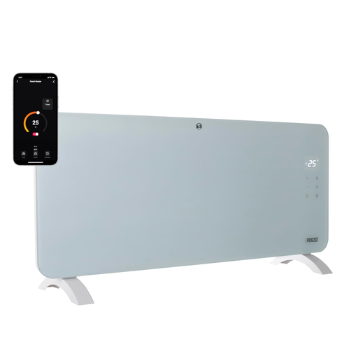 [URUN01596] Princess Akıllı Glass Panel Heater 2000W | Beyaz 348201