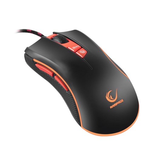 [SEG248] Rampage SMX-R9 PLUS USB Siyah/Kırmızı 1000-4000dpi RGB Aydınlatmalı Makro Oyun Faresi