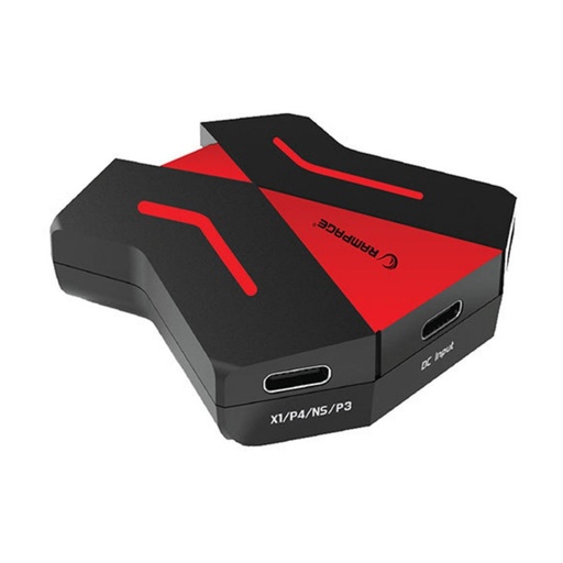 [SEG457] Rampage Switch XBox One / PS4 / PS3 LED Işıklı Oyun Klavyesi ve Fare Dönüştürücü