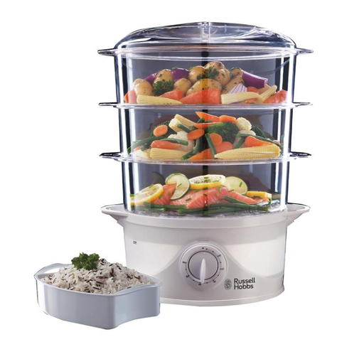 [russell00023] Russell Hobbs 21140 Three Tier Food Buharlayıcı
