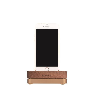 [SAMDI04] SAMDI Walnut Iphone Chargers Stand