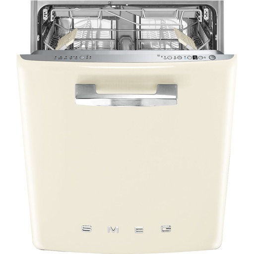 [SMEG0086] Smeg STFABCR3 Tezgah Altı Ankastre Bulaşık Makinesi, 50'ler Tarzı Estetik