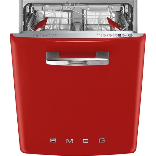 [URUN01501] Smeg STFABRD3 Tezgah Altı Ankastre Bulaşık Makinesi, 50'ler Tarzı Estetik