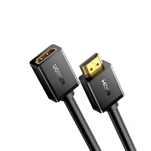 [ugreen0033] Ugreen 10142B HDMI Erkek-Dişi Kablo 2 Metre Siyah