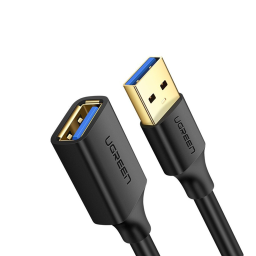 [ugreen0027] Ugreen US129-10373B USB 3.0 Uzatma Erkek Kablosu 2 Metre Siyah