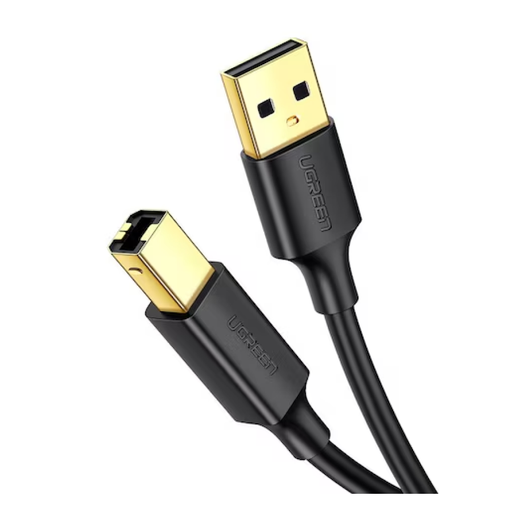 [UGREEN0071] Ugreen USB 2.0 AM-BM Yazıcı Kablosu 3m | Siyah (10351B)