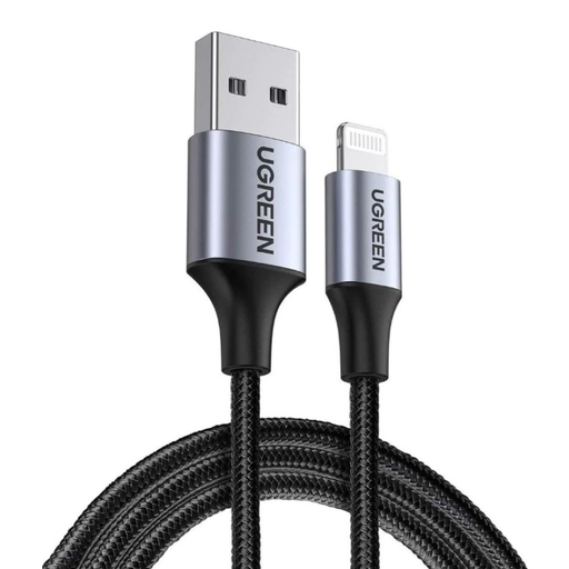 [UGREEN0054] Ugreen USB-A to Lightning Fast Charging 1M Cable - Black